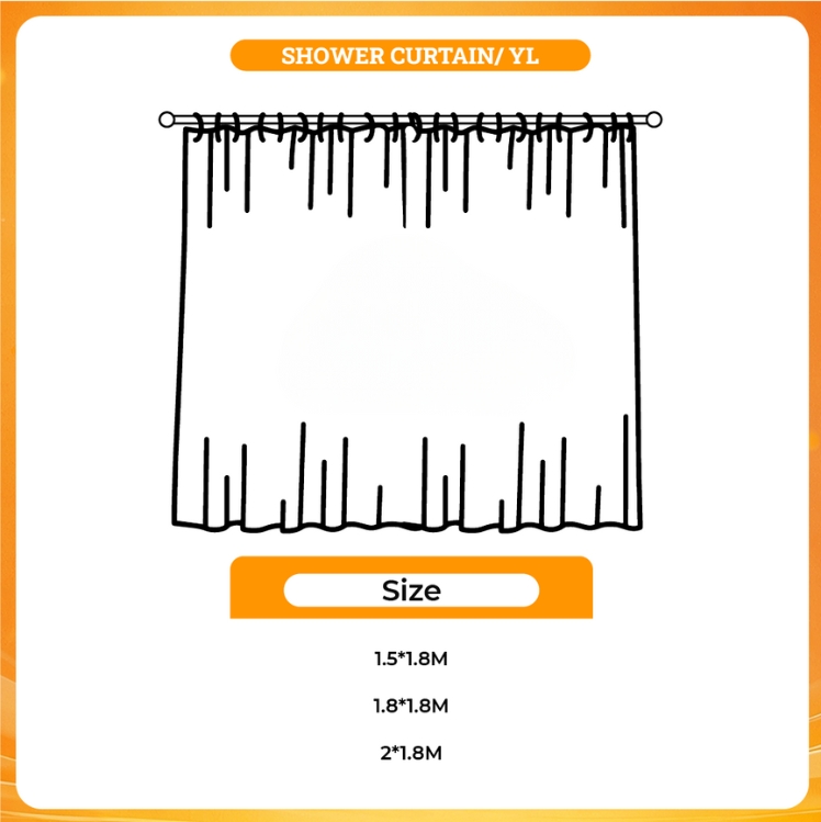 3D shower curtain - Meat Canyon Store